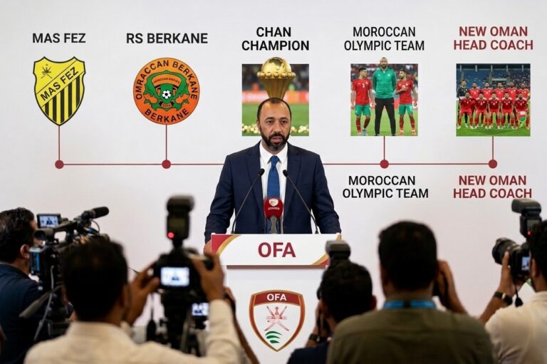 طارق السكتيوي مدرب منتخب عمان الجديد — تحليل تكتيكي لتعيين مدرب مغربي في الخليج