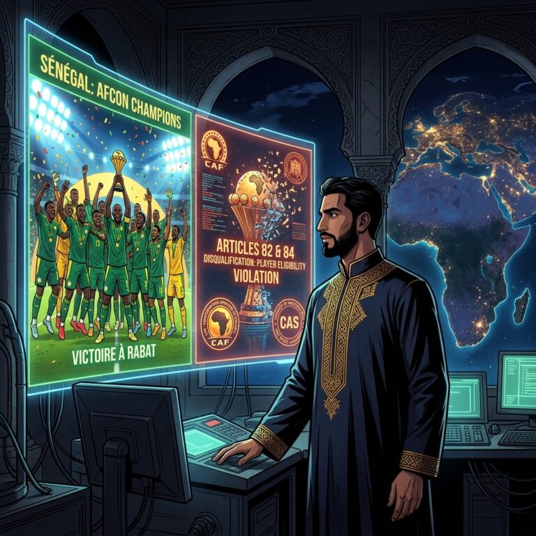 تجريد السنغال من لقب كأس أفريقيا 2025 ومنحه للمغرب — تحليل جيوسيادي سنني