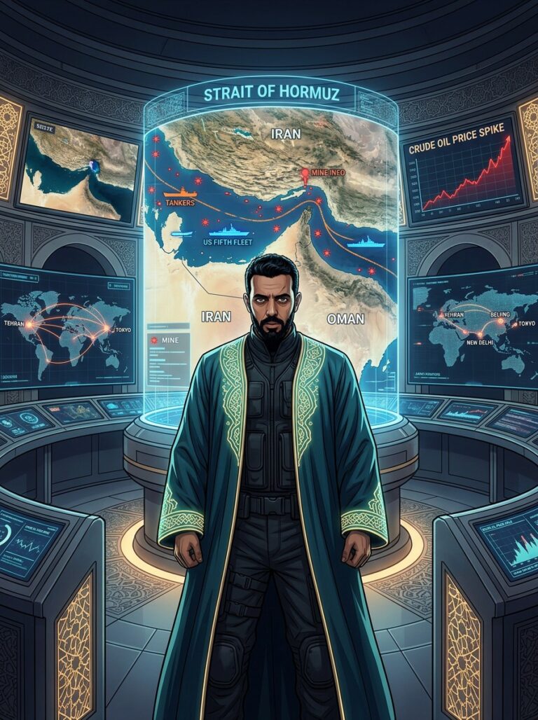 عثمان يُحلّل حصار مضيق هرمز 2026 من غرفة العمليات السيادية — الجيوبوليتيك الكوانتي